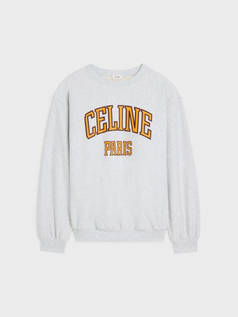 CELINE loose sweatshirt IN cotton fleece
