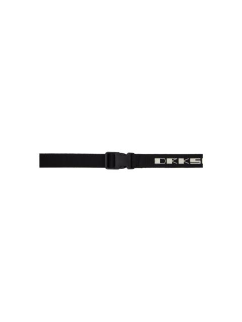 Rick Owens DRKSHDW Black Printed Belt