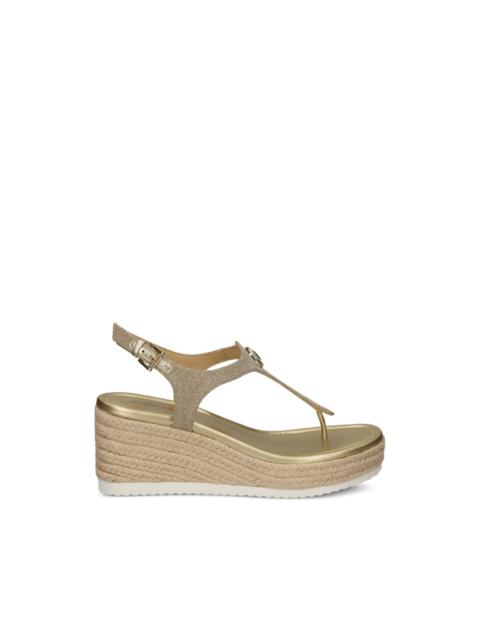 MICHAEL KORS thong platform espadrilles