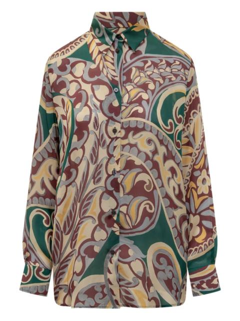 Etro paisley-print silk shirt