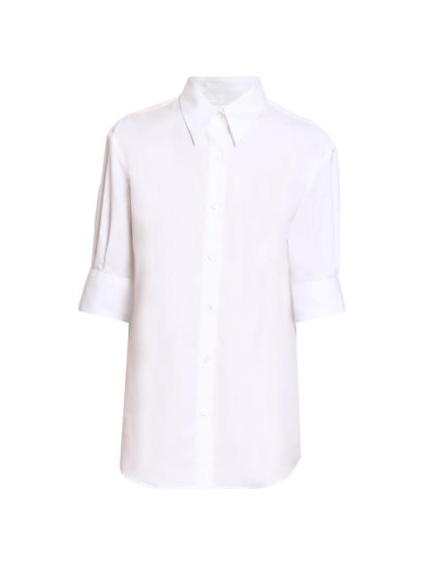 Dries Van Noten Women's Celindo Cotton Poplin Shirt - White