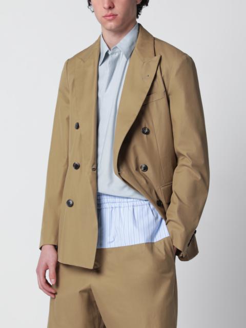 Dries Van Noten Camel double-breasted jacket