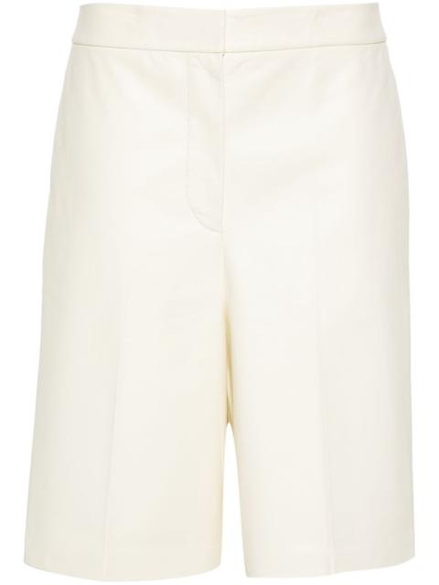 FABIANA FILIPPI mid-rise leather shorts