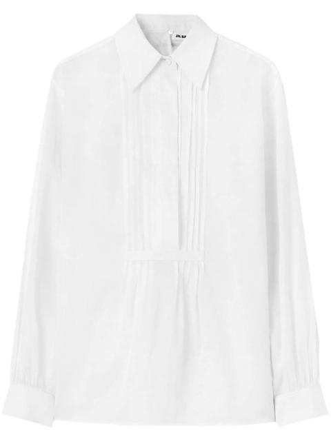 Jil Sander pleated cotton shirt