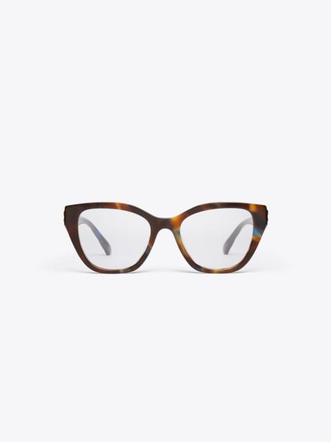 TORY BURCH Kira Geometric Cat-Eye Eyeglasses