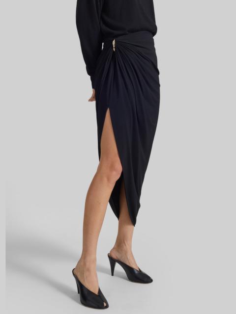 Sportmax Sportmax Licenza Draped Skirt - Black