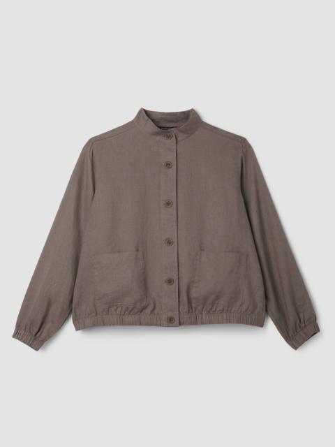 EILEEN FISHER Organic Linen Flight Jacket