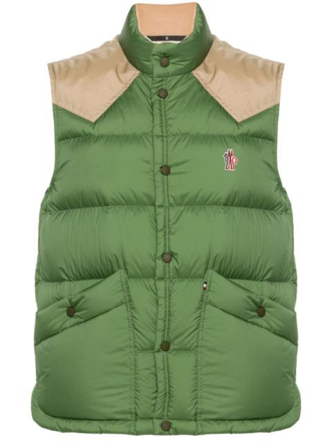 Moncler Grenoble Green Veny Quilted Gilet