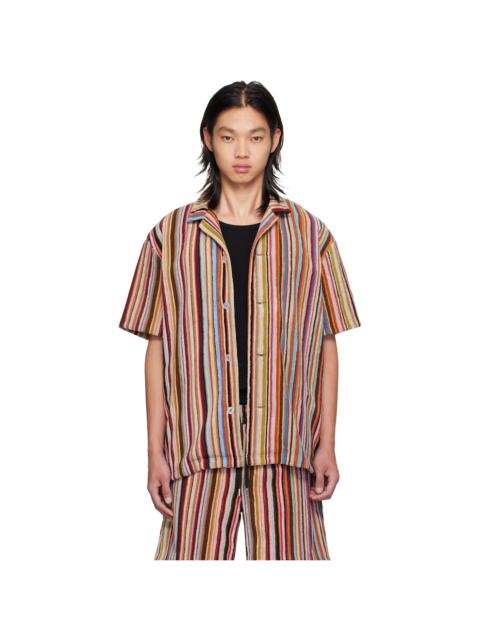Paul Smith Multicolor 'Signature Stripe' Towelling Lounge Shirt