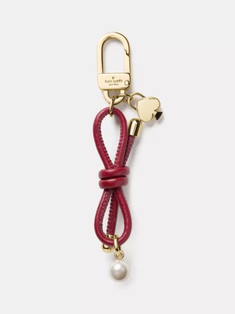kate spade Bow Faux Pearl Bag Charm