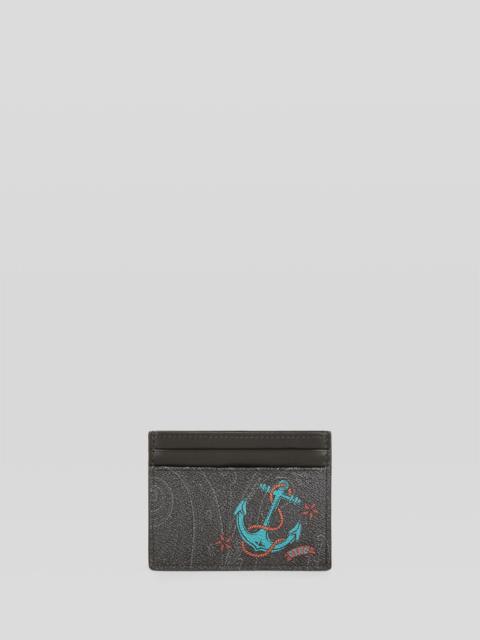 Etro PAISLEY PRINT TATTOO CREDIT CARD HOLDER