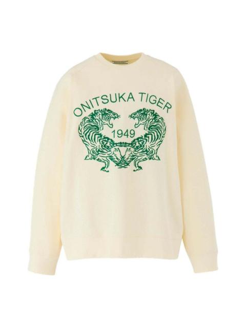 Onitsuka Tiger Onitsuka Tiger Graphic Sweatshirt 'Off White Green' 2183B406-700