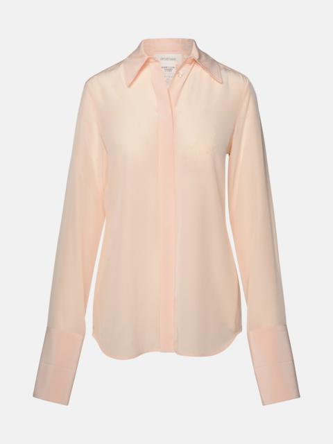 PINK SILK SHIRT