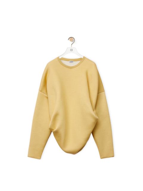 Loewe Draped sweater in silk and cashmere
