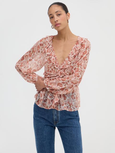 Hill House Home The Odette Top - Meadowbrook Floral