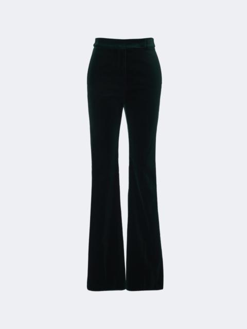 Max Mara Elegante cotton velvet straight pants