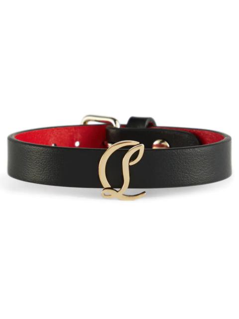 Loubilink leather bracelet