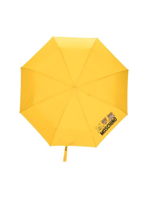Moschino Teddy logo-print umbrella