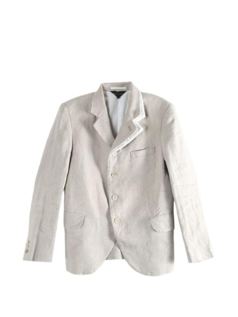 Comme Des Garçons lace-trim blazer