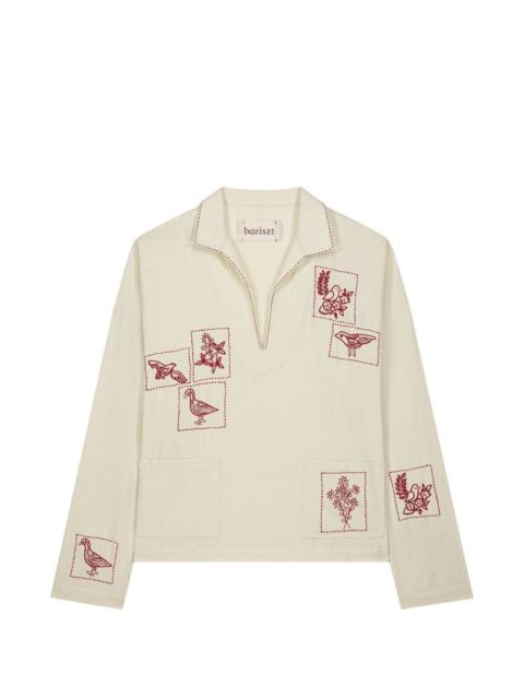 baziszt Hauz embroidered shirt