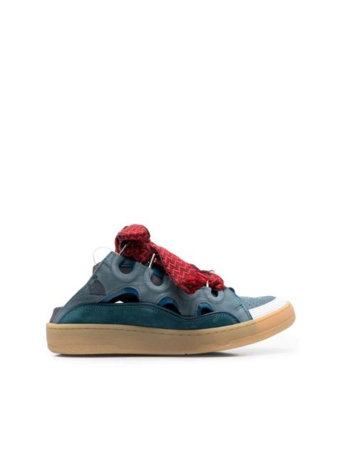 LANVIN LWSLSE00TOPSP2510 関税送料込 ランバンコレクション LANVIN COLLECTION 異素材MIXストレート