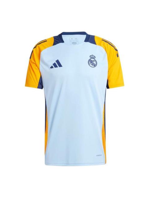 adidas adidas Real Madrid Tiro 24 Competition Training Soccer Jersey Asia Sizing 'Glow Blue' IT5125