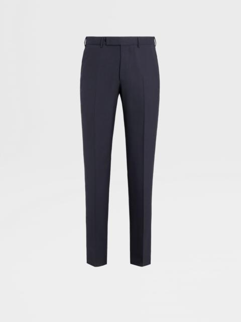 ZEGNA NAVY BLUE HIGH PERFORMANCE™ WOOL PANTS