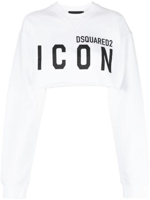 DSQUARED2 Icon-print 디테일 스웨터