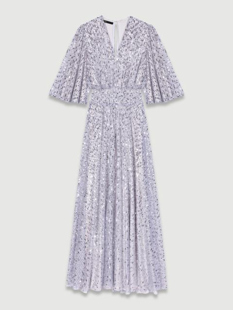 maje Sequin maxi dress