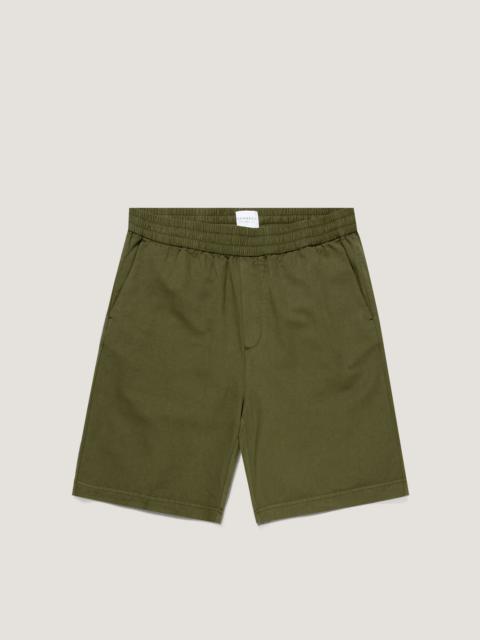 Sunspel Cotton Linen Drawstring Shorts