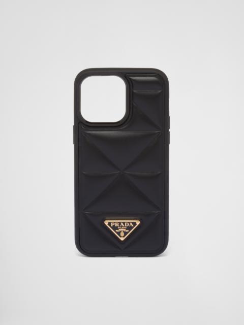 Prada Leather cover for iPhone 14 Pro Max