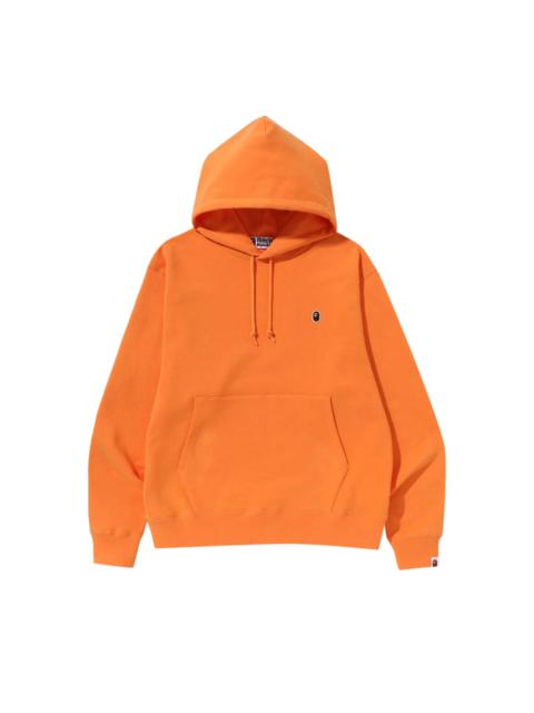 BAPE Ape Head One Point Relaxed Fit Pullover Hoodie 'Orange'