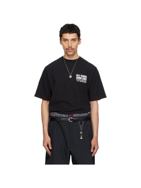 WILLY CHAVARRIA Black 'Fashion Services' T-shirt