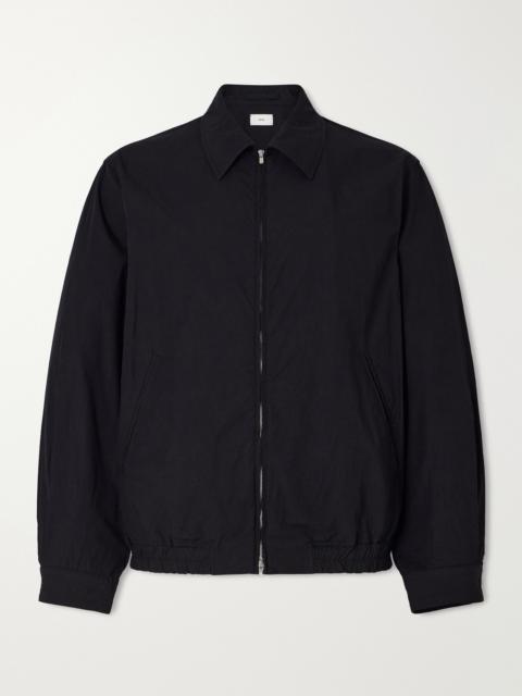 ATON Cotton-Blend Gabardine Harrington Jacket