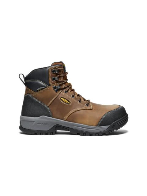 KEEN Men's Evanston 6" Insulated Waterproof Boot (Carbon Toe)
