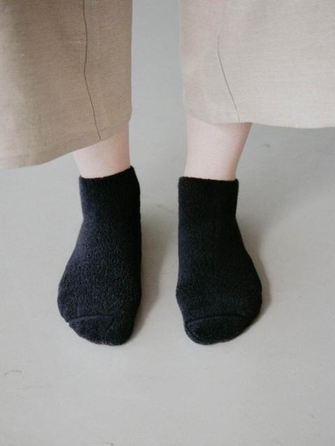 BASERANGE Buckle Ankle Socks - Textured Organic Cotton