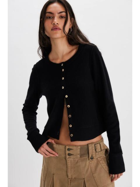 FREE PEOPLE Nocturnal Solid Cashmere Cardi