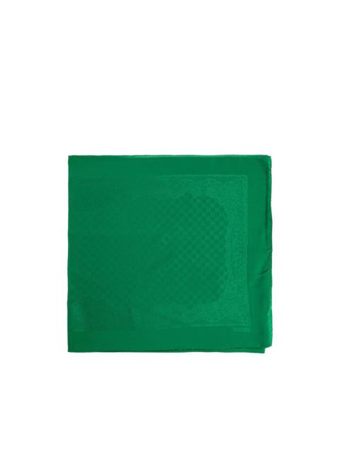 Moschino jacquard silk scarf