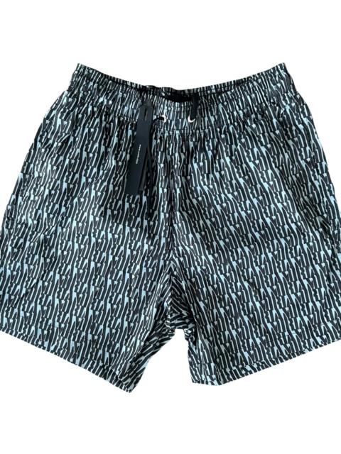 AMIRI Repeat Logo Swimshorts "Blue & Black" PF22MSB006 400