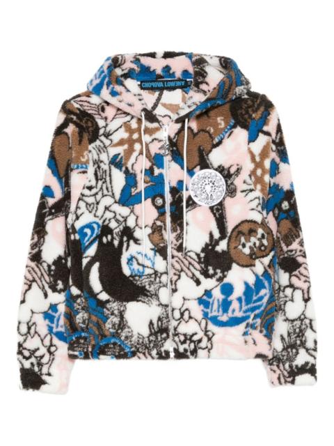 Chopova Lowena Engine Party fleece hoodie