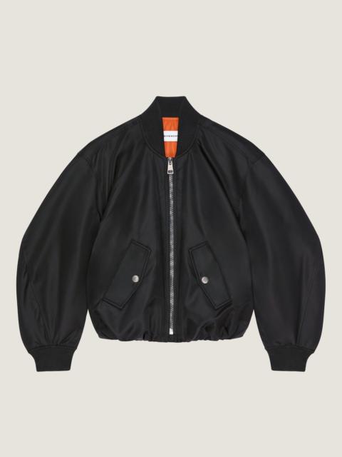 Givenchy CROPPED COCOON BOMBER IN NYLON