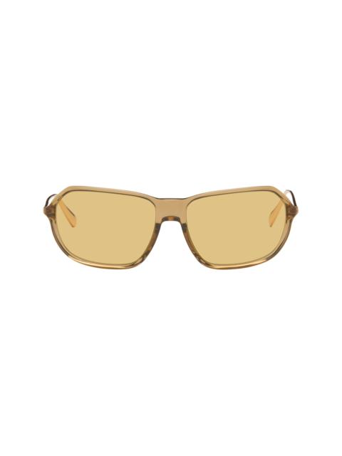 JACQUEMUS Brown Linda Farrow Edition 'The Mimosa' Sunglasses