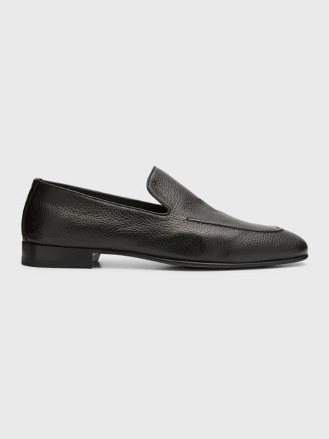 Manolo Blahnik Men's Truro Leather Loafers