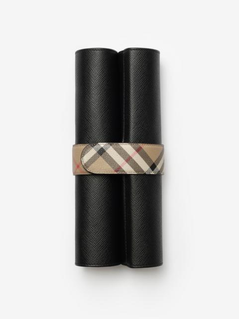 Burberry Burberry x Smythson Panama Leather Chess Roll