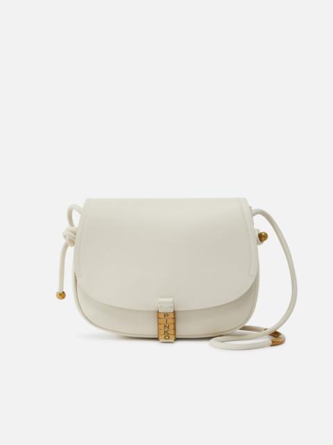 PINKO LARGE LEATHER CROSSBODY BAG WITH KNOTS