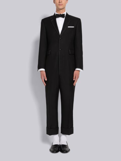 Thom Browne 3 PLY WOOL MOHAIR TIPPING SPORT COAT JUMPSUIT