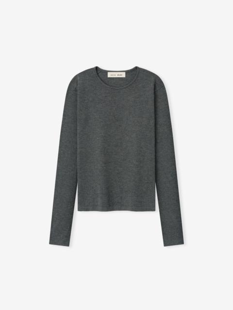 ESSENTIALS Womens Soft Knit Slim Longsleeve