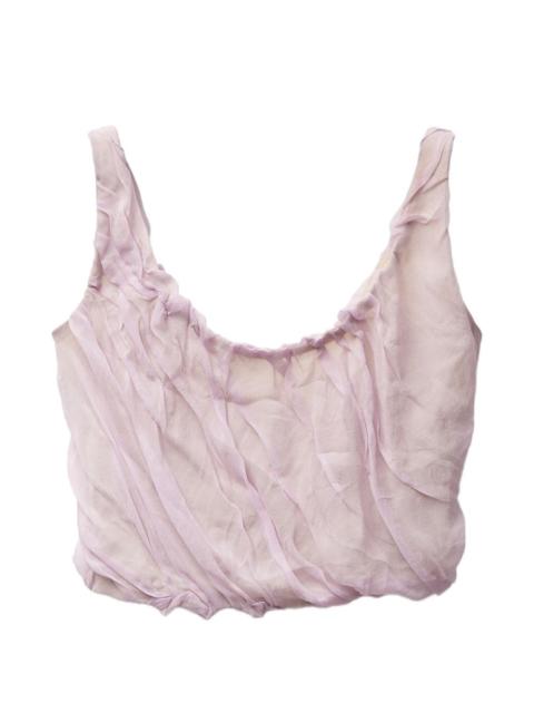 VERSACE pleated top