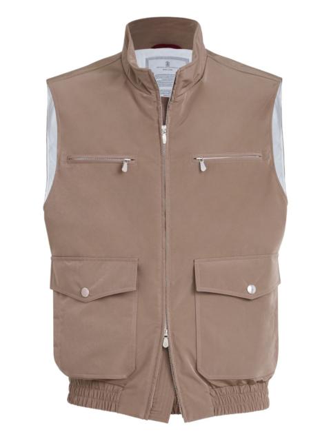 Brunello Cucinelli padded zip-up vest