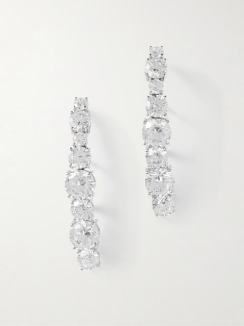 Completedworks Rhodium-plated Cubic Zirconia Earrings